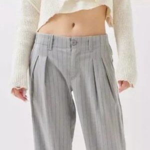 Urban Outfitters Martina Low Rise Trouser in Grey/Silver